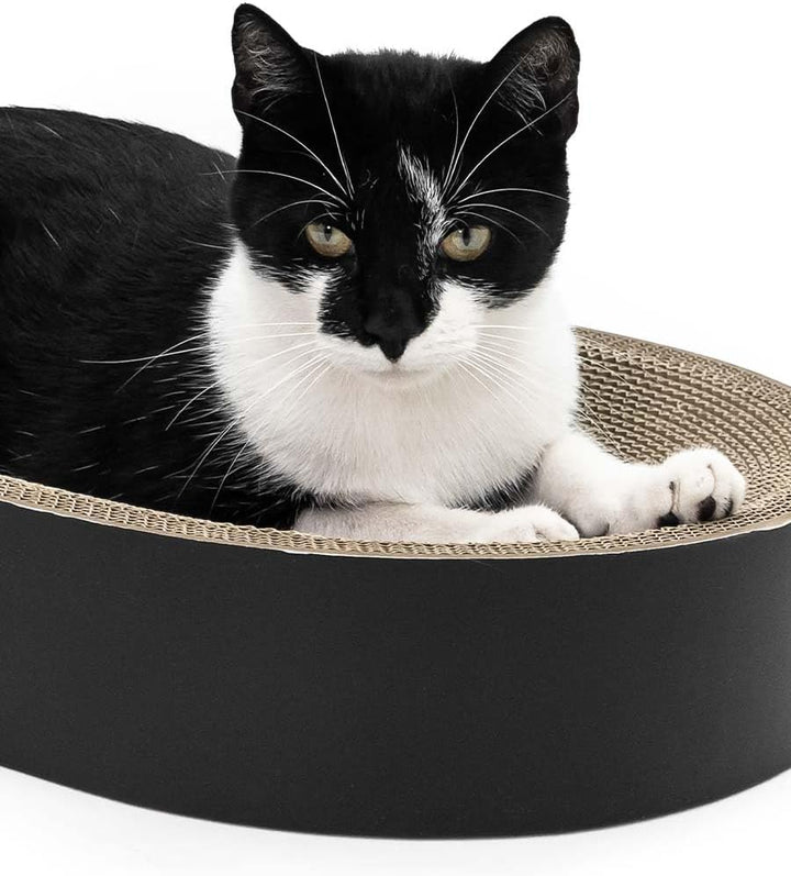 Petrebels Kratzpappe Oliver 61, Katzen Kratzbrett aus sehr stabilem Karton, Kratzkarton 63 x 35 x 10