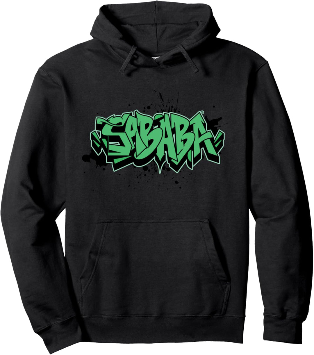 SABABA Cool Graphic Graffiti Pullover Hoodie