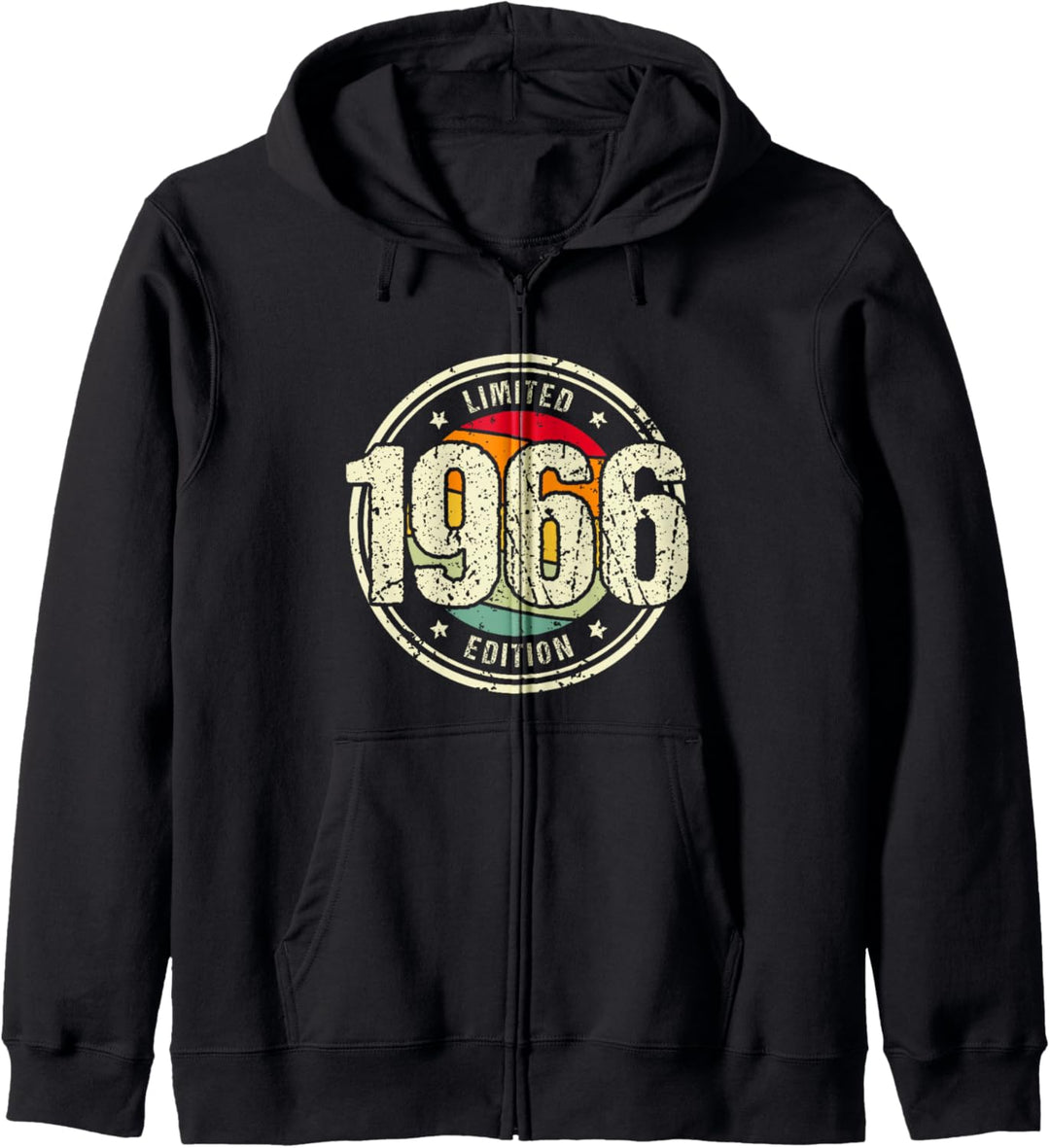 Retro 58 Jahre Jahrgang 1966 Limited Edition 58. Geburtstag Kapuzenjacke