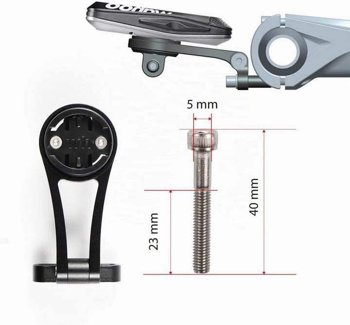 Chooee Fahrrad Halterung für Wahoo Elemnt, Wahoo Elemnt Bolt, Elemnt Mini,Out Front Combo-Fahrradhal