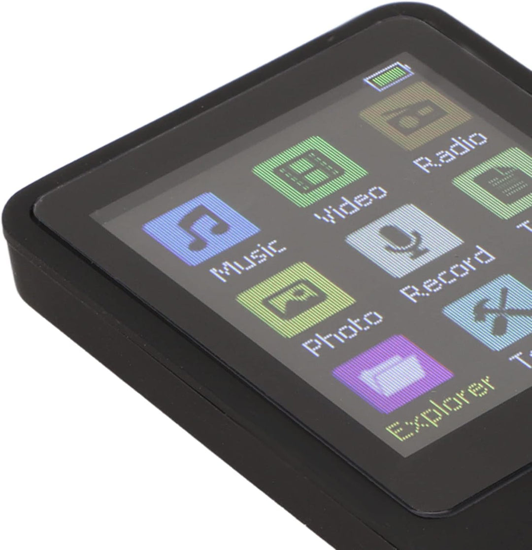 MP3-MP4-Player für, Unterstützt TF-Karte, Schlanker 1,8-Zoll-LCD-MP3-MP4-Player, Media-Musik-Player