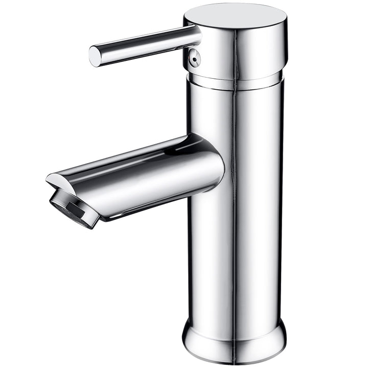 kisimixer Wasserhahn Bad Mischbatterie, Einhebelmischer Waschbecken Armaturen für Badezimmer, Modern