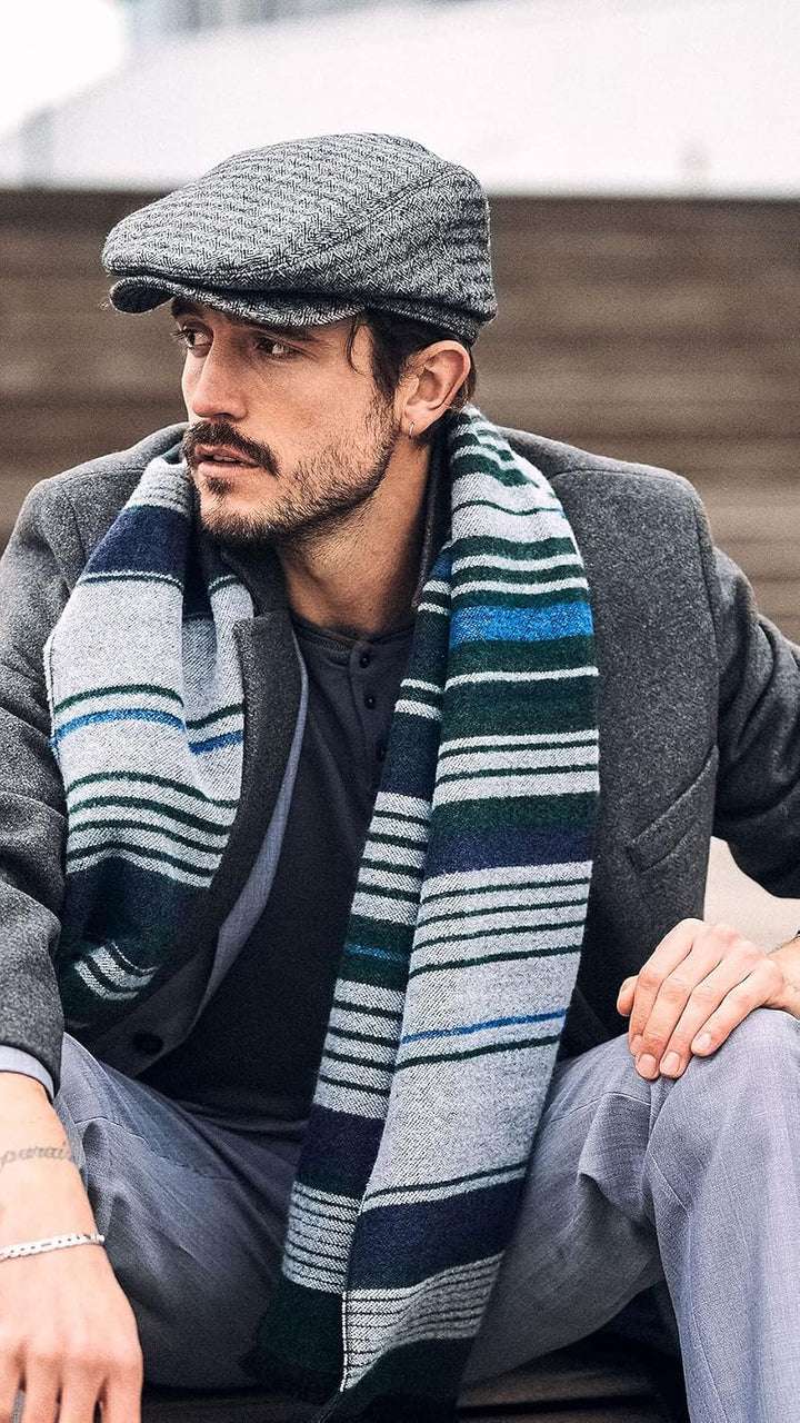 Barts Herren Baskenmütze Oslo Cap M 0019-DARK GRAY, M 0019-DARK GRAY