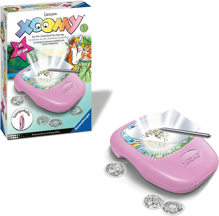 Ravensburger Xoomy Midi Unicorn 23534 - Zauberhafte Einhörner zeichnen lernen, Kreatives Zeichnen un
