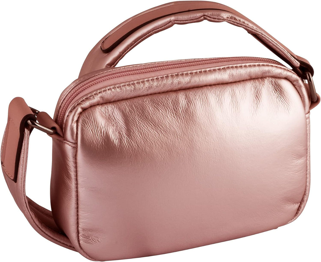 Denim TOM TAILOR ANABEL Damen Umhängetasche S, 20x6x14.5 Metallic Rose, Metallic Rose