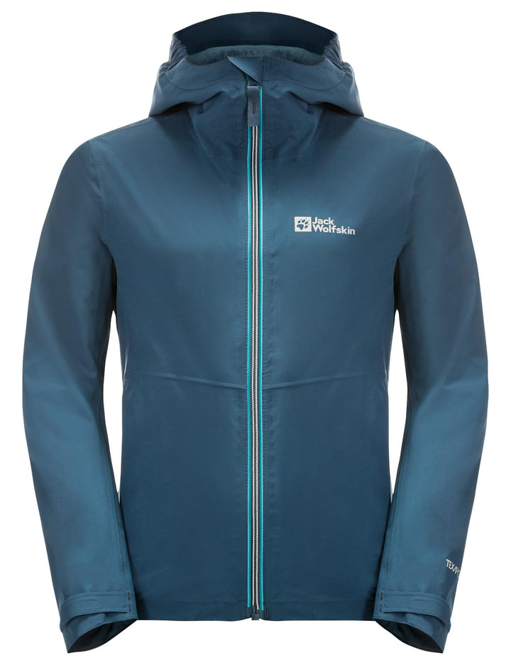 Jack Wolfskin Unisex Jwp Shell K Regenjacke 104 dark sea, 104 dark sea