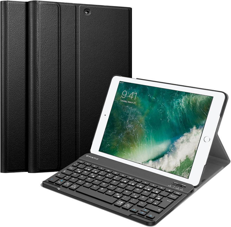 Fintie Tastatur Hülle für iPad Air 2 / iPad Air - Ultradünn leicht Ständer Schutzhülle Keyboard Case