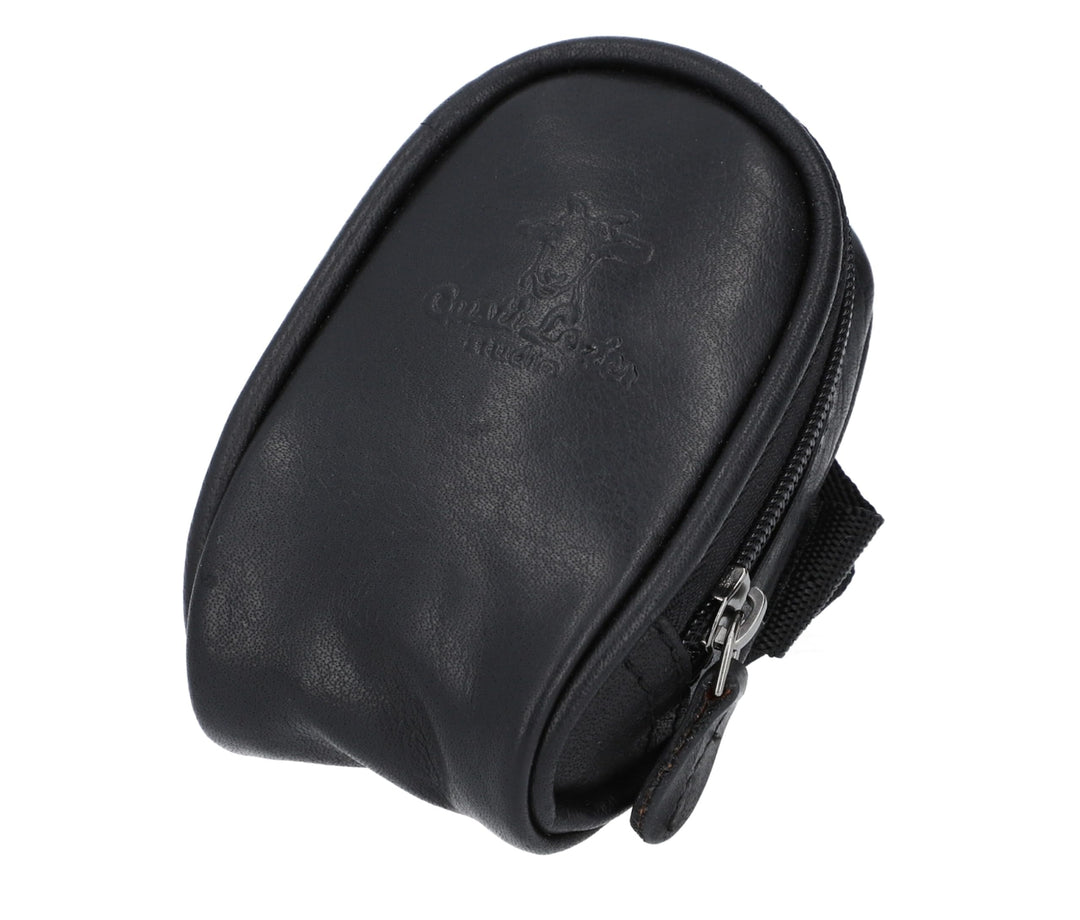 Gusti Satteltasche Leder - UDO B. Schlauchtasche mit wasserfestem Fahrradtasche für Werkzeug Lederta