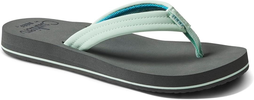 Reef REEF CUSHION BREEZE Damen Zehentrenner 38.5 EU Grau Mint, 38.5 EU Grau Mint