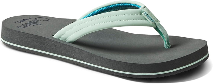 Reef REEF CUSHION BREEZE Damen Zehentrenner 38.5 EU Grau Mint, 38.5 EU Grau Mint