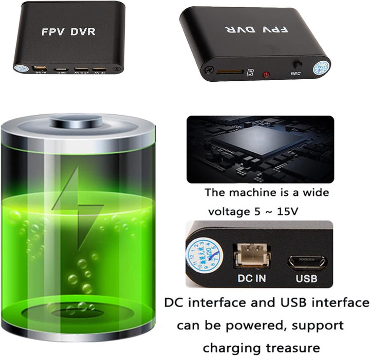 FPV DVR Video Capture 720P Video DVR Modul 1CH Mini DVR Video Recorder unterstützt MP3 und AVI-HD Au