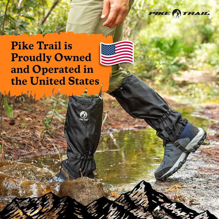 Pike Trail Unisex Trekpro Verstellbare Beinmanschette in voller Länge Grau, Einstellbar Grau