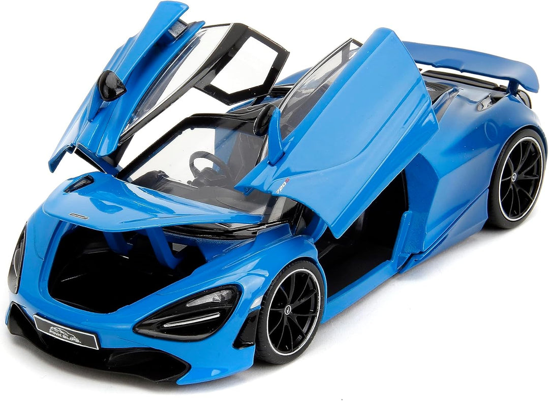 Jada Pink Slips 1:24 W2 McLaren 720S Druckguss-Auto mit Basis, Spielzeug für Kinder und Erwachsene (