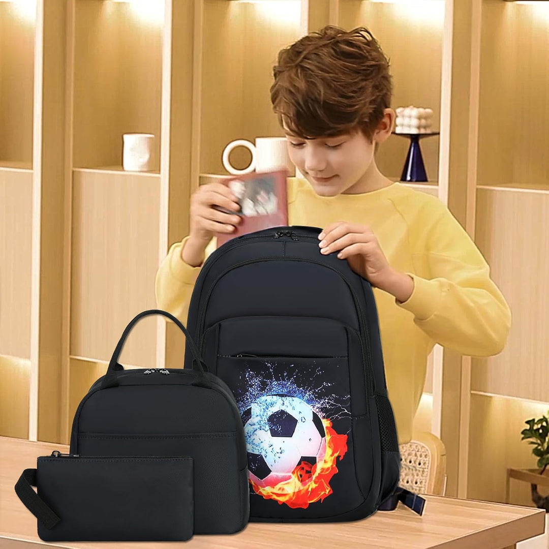LEDAOU Schulrucksack Junge Teenager Kinder Juvenile Mädchen Daypack Mädchen Freizeitrucksack Backpac