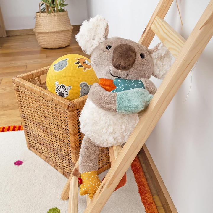 sigikid 43219 Kuscheltier Koala Patchwork Sweety, Yellow für Mädchen und Jungen von 0 bis 8 Jahren M