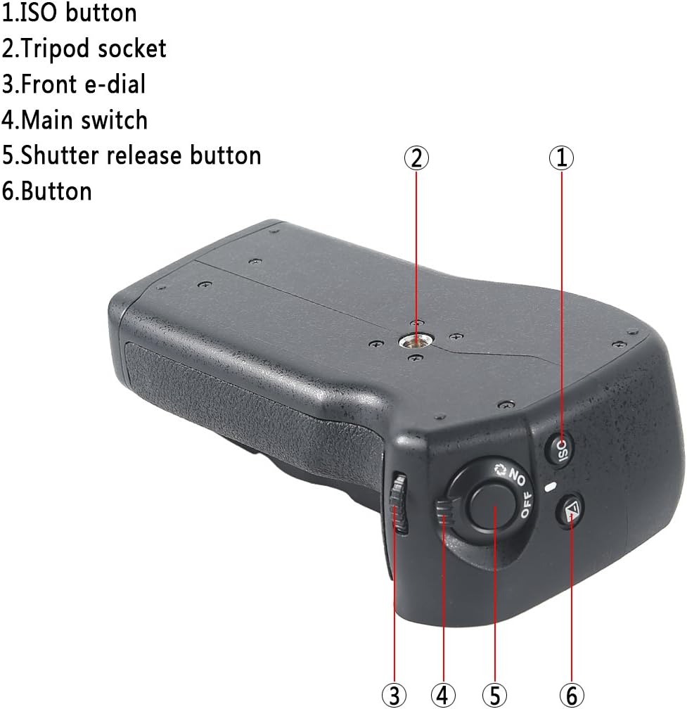 DSTE® Batterie Griff für Pentax K-3 K3 DSLR Digital Kamera als D-BG5 mit (2 packung) D-LI90