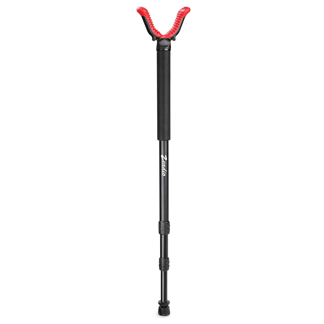 Zeadio Einbeinstativ-Schiessstock-Rest mit hochverdichtetem Schaumstoffgriff, verdrehbarem Verriegel