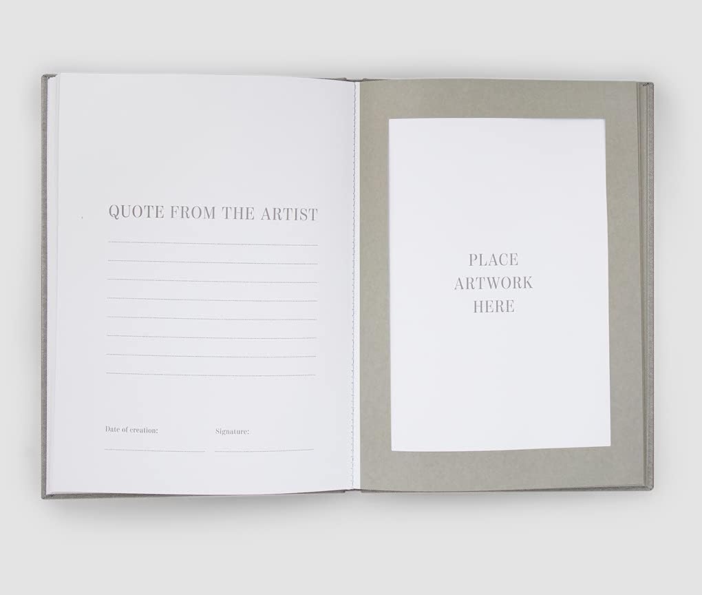 Great Art Frame Book Prints Grau, Grau