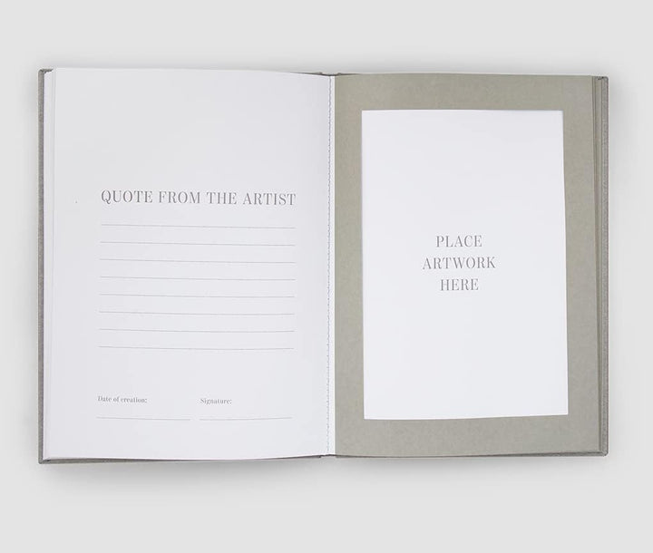 Great Art Frame Book Prints Grau, Grau