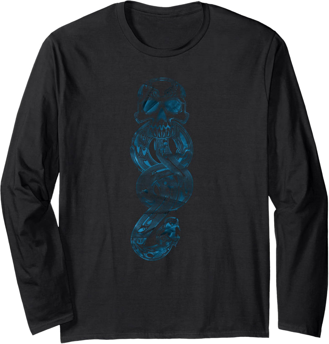 Harry Potter Death Eater Dark Mark Logo Langarmshirt
