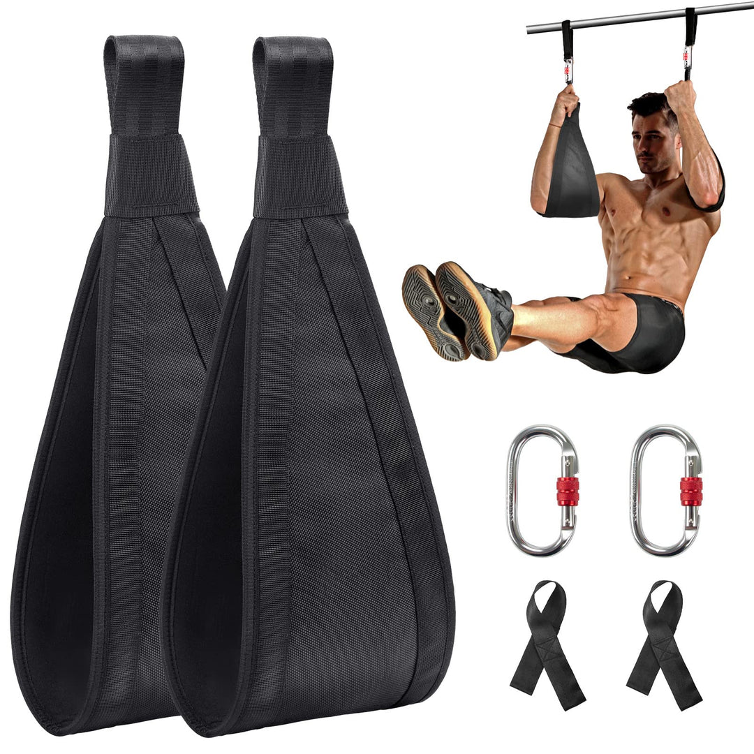 DASKING Bauchmuskelschlaufen Armschlaufen für Bauchtraining, Klimmzugstange Bauchtrainer, Fitness Ab