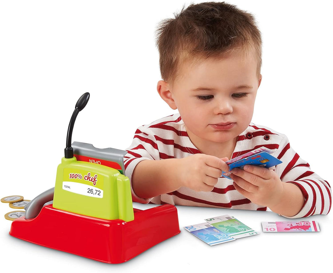 Toys Ecoiffier – 1691 – Kassenausgang Supermarkt 3-in-1 mit Verkaufszubehör – Nachahmungsspiel – ab