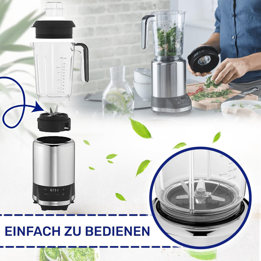 MONTERAL Mixer Messer Block mit Originalcode FS-1000050213 für WMF Kult Pro Kult X - Garantie 10 Jah