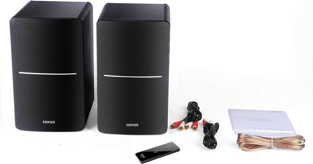 Aktivboxen Edifier Studio R1280T 2.0 schwarz Ohne Bluetooth und Digitaleingänge Schwarz, Ohne Blueto