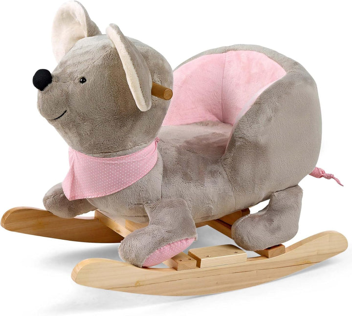Sterntaler Schaukeltier, Maus Mabel, Alter: 12-36 Monate, Grau/Mehrfarbig Maus Mabel 2020, Maus Mabe