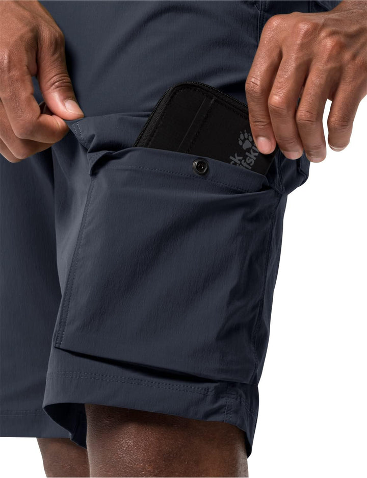 Jack Wolfskin Herren Shorts Wanderthirst Shorts M 48 Night Blue, 48 Night Blue