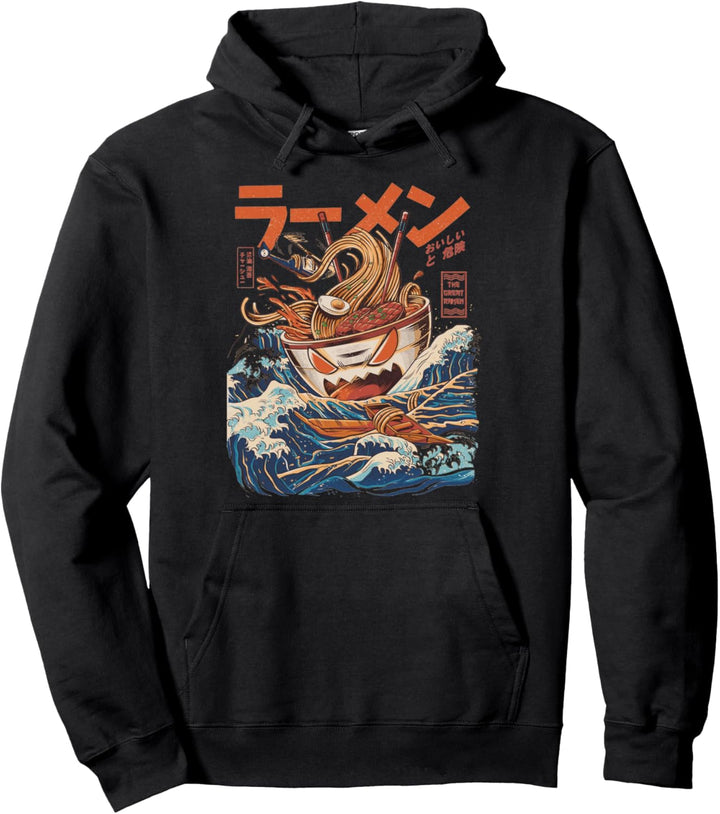 Funny Vintage Japanese The Great Ramen Grunge Asian Gift Pullover Hoodie