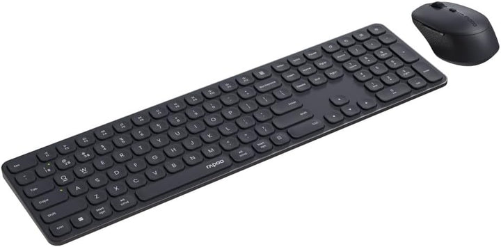 Rapoo 9810M Tastatur Maus Set Kabellos - Bluetooth & 2.4G USB Wireless, Multi Device bis 4 Geräte, A