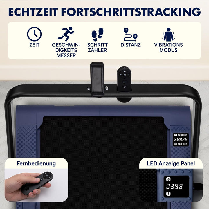 SQUATZ 2-in-1 Walking Pad Laufband mit Handlauf, klappbar und platzsparend, für Zuhause und Büro, mi