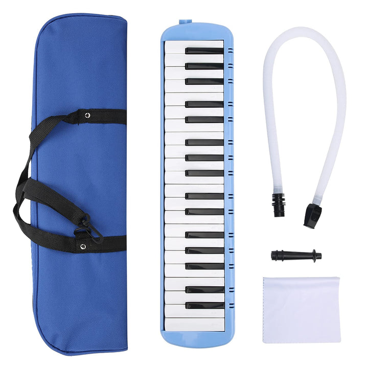 Melodica 37 Tasten Tastatur Melodica Blasmusikinstrument für Anfänger Professionelles Training mit E
