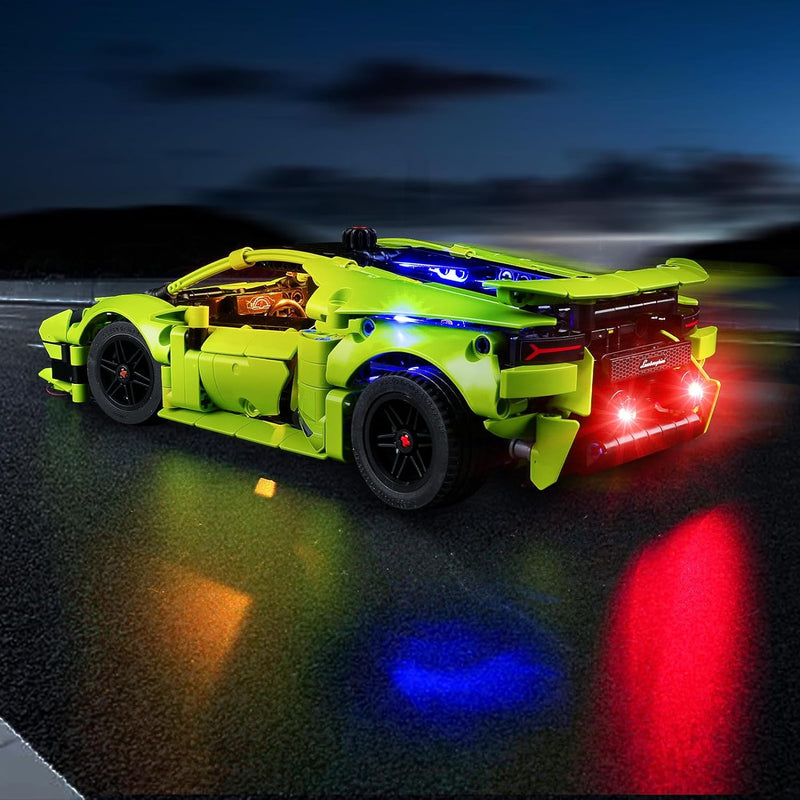 cooldac Led Licht Kit für Lego 42161 Lamborghini Huracán Tecnica, Kreative Dekorlichter Set Kompatib