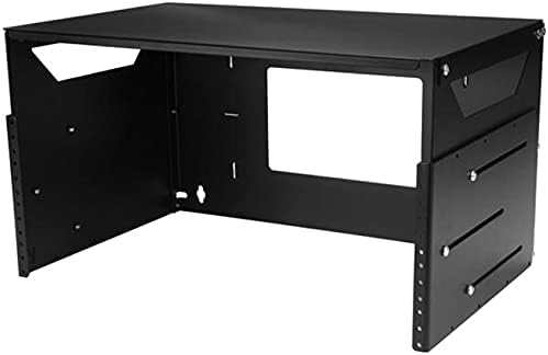 StarTech.com 4HE Wandmontage Rack mit Fachboden - Open Rack - Wandmontage Rack - Offenes Netzwerk Ra