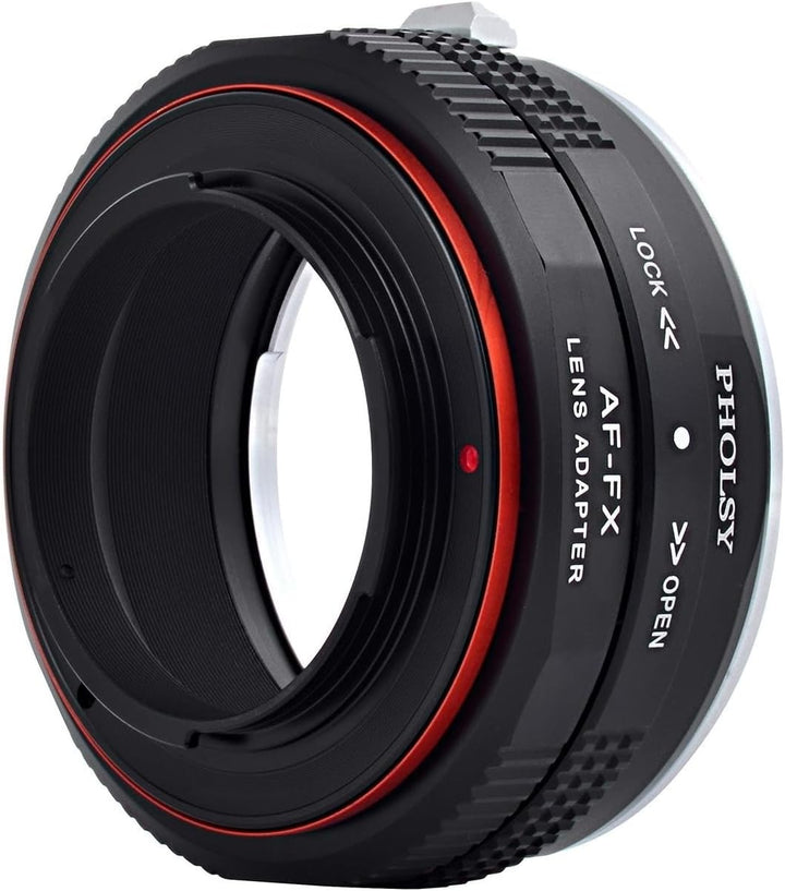 PHOLSY Objektivadapter mit Blendenring Kompatibel mit Sony A und Minolta AF Mount Objektiv auf FX Mo