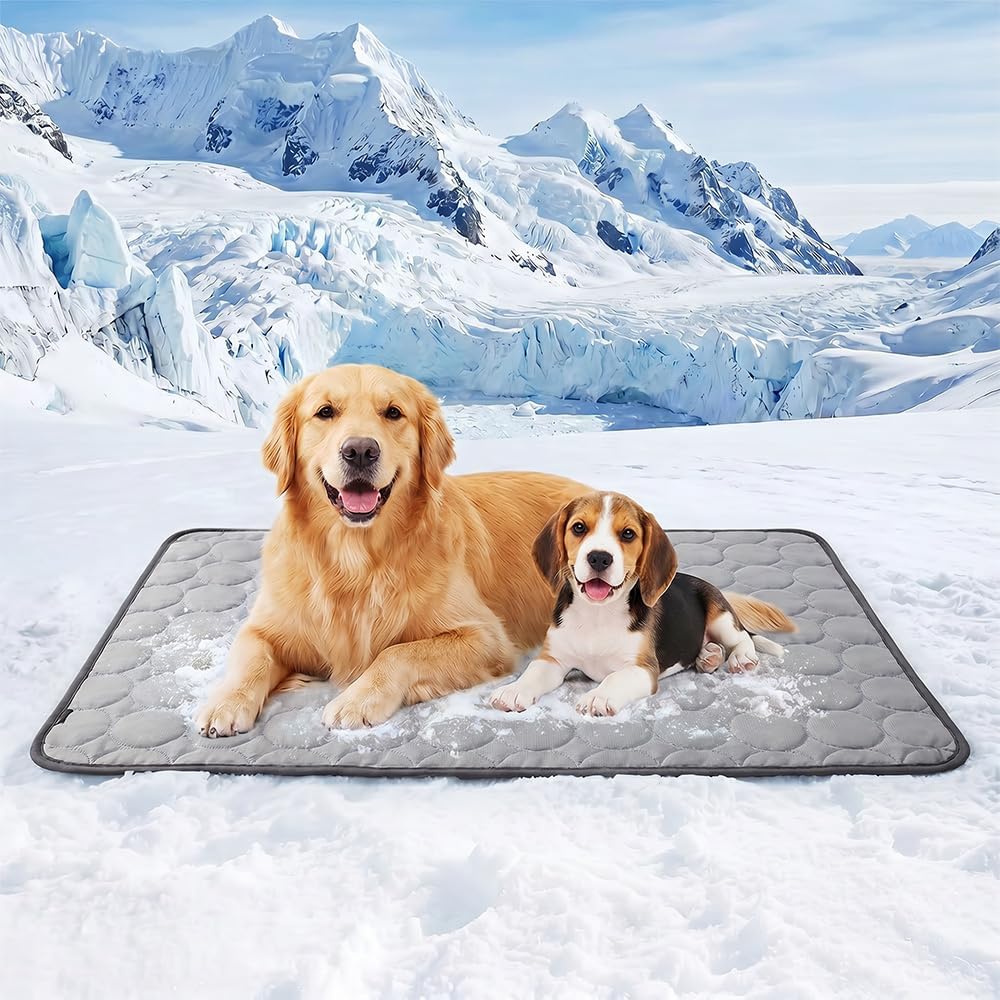 KüHlmatte füR Den Sommer, KüHlmatte für Hunde, Rutschschutz HundeküHlmatte SelbstküHlend, KüHlbett f