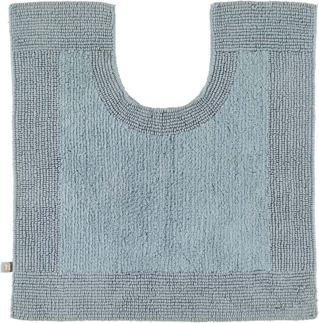 Rhomtuft Badteppiche Prestige aquamarin - 400 Toilettenvorlage mit Ausschnitt 60x60 cm, Toilettenvor