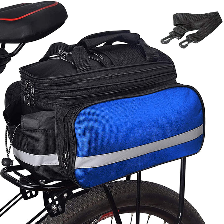 Taeku Gepäckträgertasche, Multifunction Fahrradtasche 27L wasserdichte Fahrrad Seitentasche Gross Sa