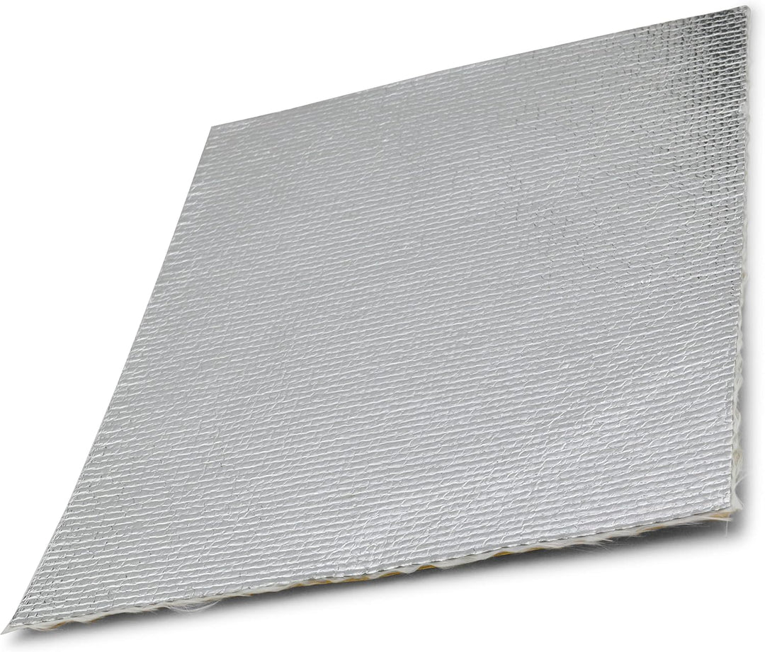 Easyboost Selbstklebender Hitzeschutz Verkleidung 25x20cm Aluminiumbeschichteter Auspuff Endschalldä