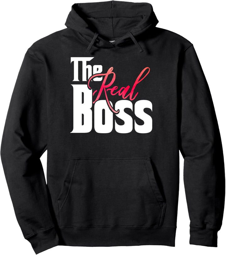 Dating Couples - The Real Boss Pullover Hoodie