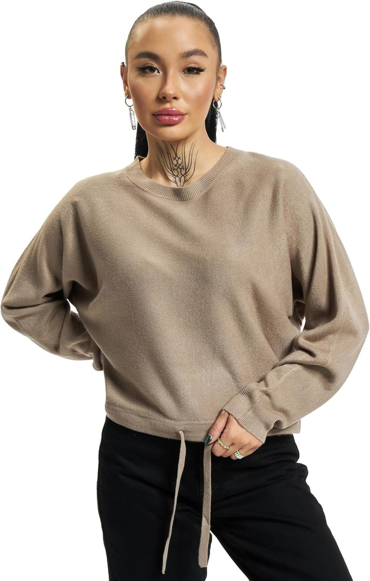 ONLY Damen Onlamalia L/S Batwing KNT Noos Pullover XS Mocha Meringue, XS Mocha Meringue