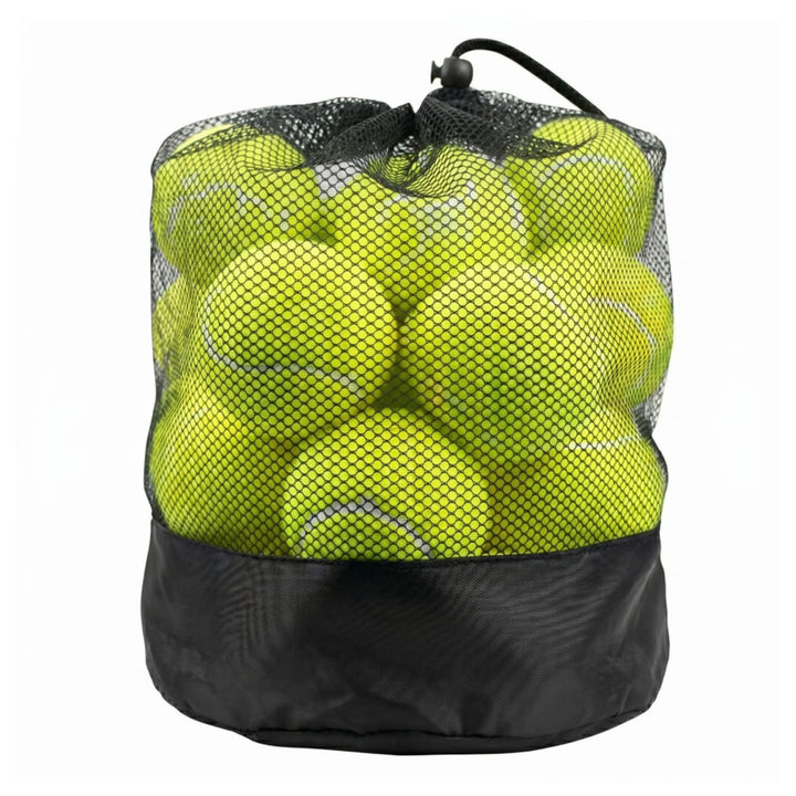 Tebery 20 Stück Tennisbälle mit Mesh-Tragetasche, Tennis Training Übungsbälle Hundespielzeug Spielbä
