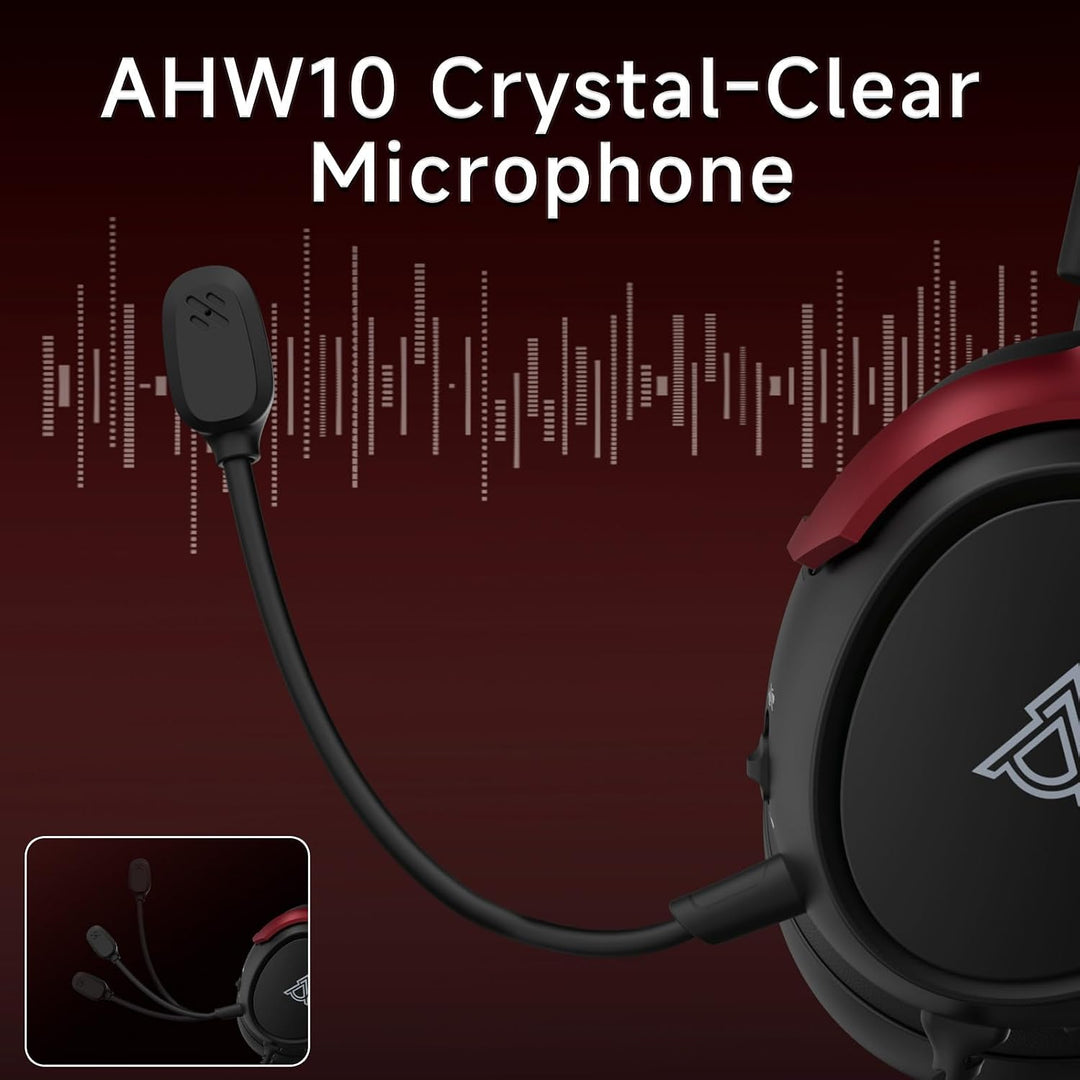 nacodex AJAZZ AHW10 Wired Gaming Headset with Detachable Microphone, DTS Headphone:X 7.1 Surround So