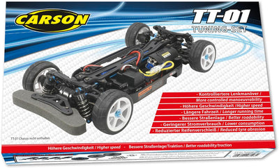 Tamiya 58703 1:10 RC au Tom´s GR Supra TT-02 Tuning-Set – ferngesteuertes Auto, RC Fahrzeug, Modellb