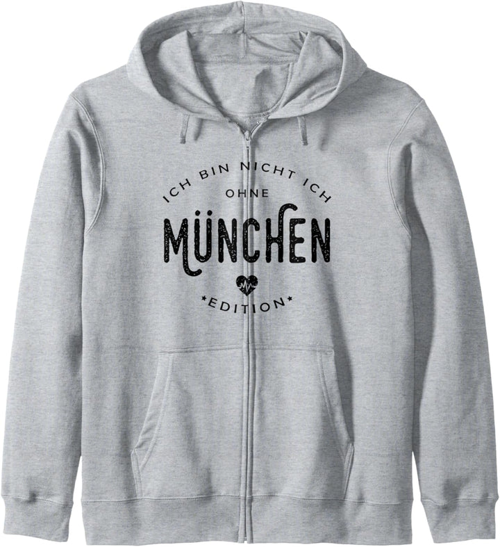 München Sprüche Süddeutschland Bayern Gefühl Stadt Statement Kapuzenjacke