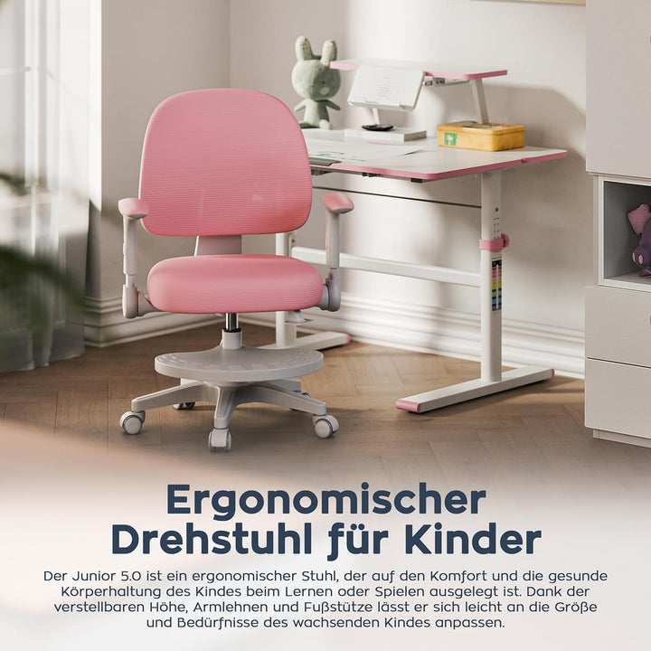 MARK ADLER Junior 5.0 ergonomischer Schreibtischstuhl Kinder – Mitwachsender Kinder Schreibtischstuh