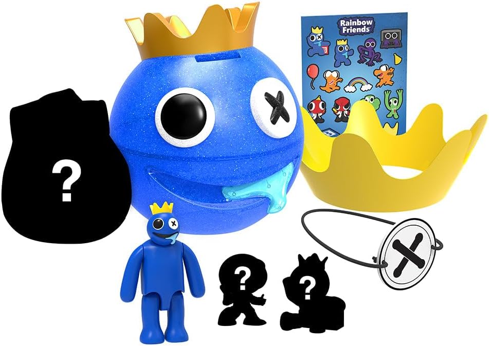 Rainbow Friends - Blue Ultimate Head Bundle mit 8 Artikeln, Serie 1