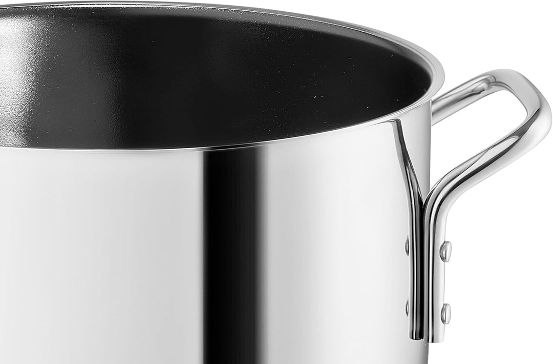 Eva Trio | Stainless Steel Topf 2,2 l 16 cmkeramischer Slip-Let®-Antihaftbeschichtung | Geeignet für